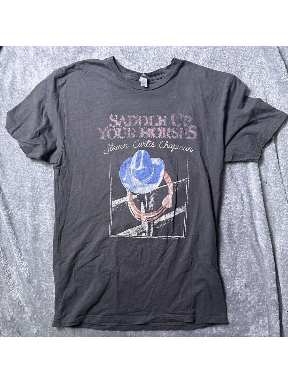 Steven Curtis Chapman Saddle Up Your Horses T Shirt Large Christian Music Cowboy